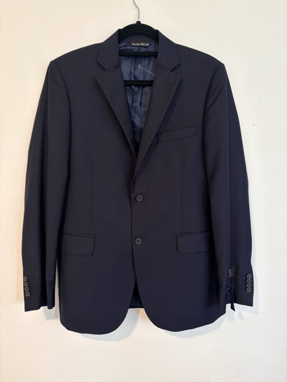 NWOT Saks Fifth Avenue Ermenegildo Zegna Wool Slim Fit Blazer Italy Size 38 6R